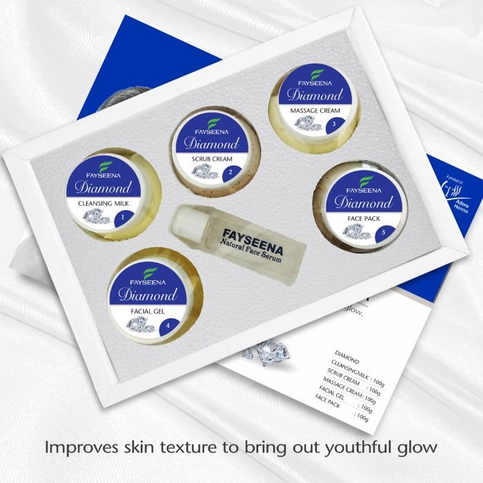 Fayseena Diamond Facial Kit - 500 Gm - Image 2