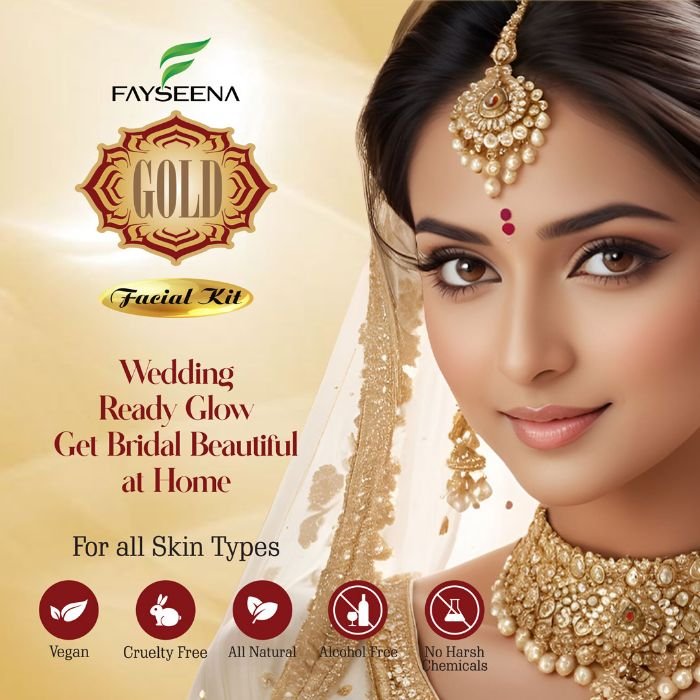 Fayseena Gold Facial Glow Kit - 500 Gm - Image 2
