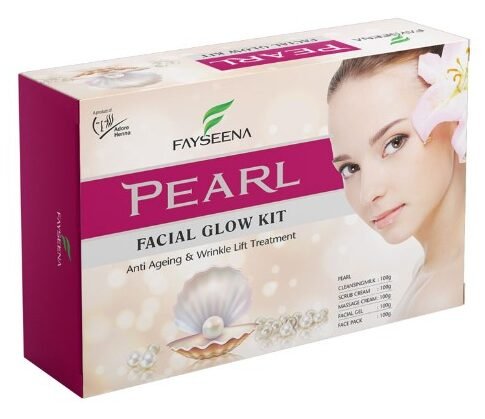 Fayseena Pearl Facial Glow Kit - 500 Gm
