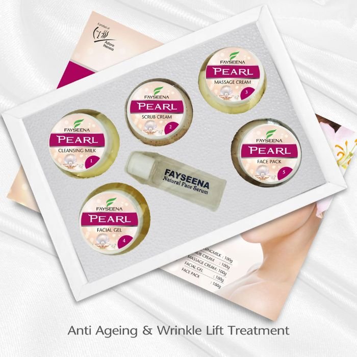Fayseena Pearl Facial Glow Kit - 500 Gm - Image 4