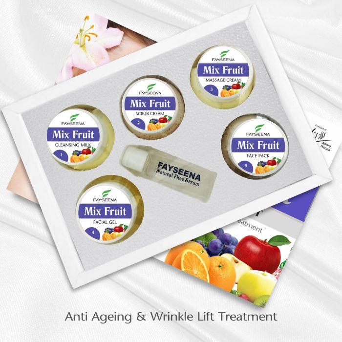 Fayseena Mix Fruit Facial Glow Kit - 500 Gm - Image 3