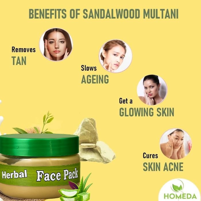 Dream Beauty Herbal Face Pack | Pack of 3 (100g Each) - Image 4
