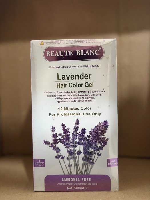 Beaute Blanc Lavender Hair Color Gel - 500 ml * 2