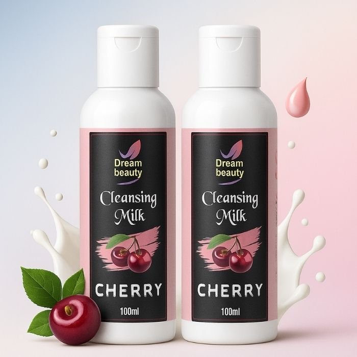 Cherry Cleansing Milk - Pack of 2 (100ml Each) - Image 2