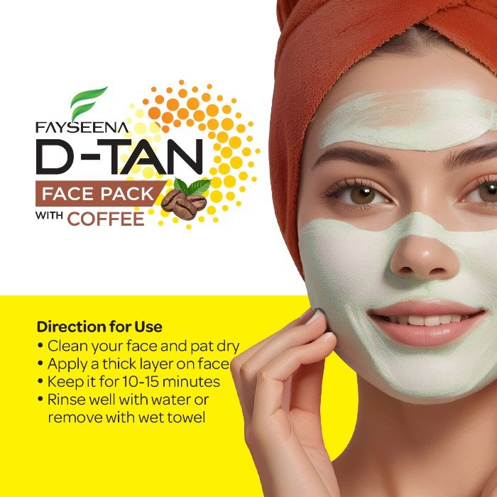 Fayseena D-Tan Face Pack with Coffee – 300g - Image 3