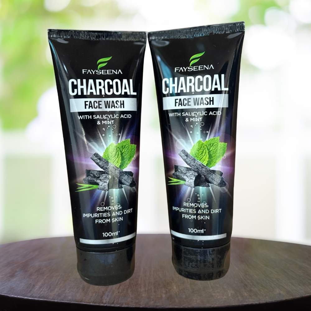 Fayseena Charcoal Face Wash 100 ml (Pack of 2) - Image 3