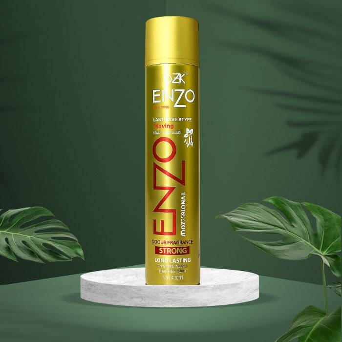 OZK Enzo Professional Strong Hold Hair Spray – 420ml
