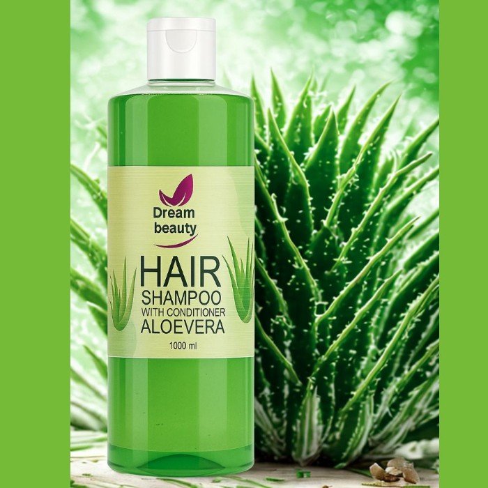 Aloe Vera Hair Shampoo with Conditioner – 1000ml - Image 4