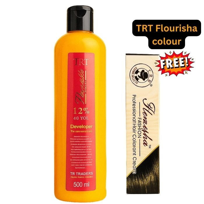 TRT Flourisha Developer(500 ml) + Free TRT Hair Colour (80 ml) - Image 3