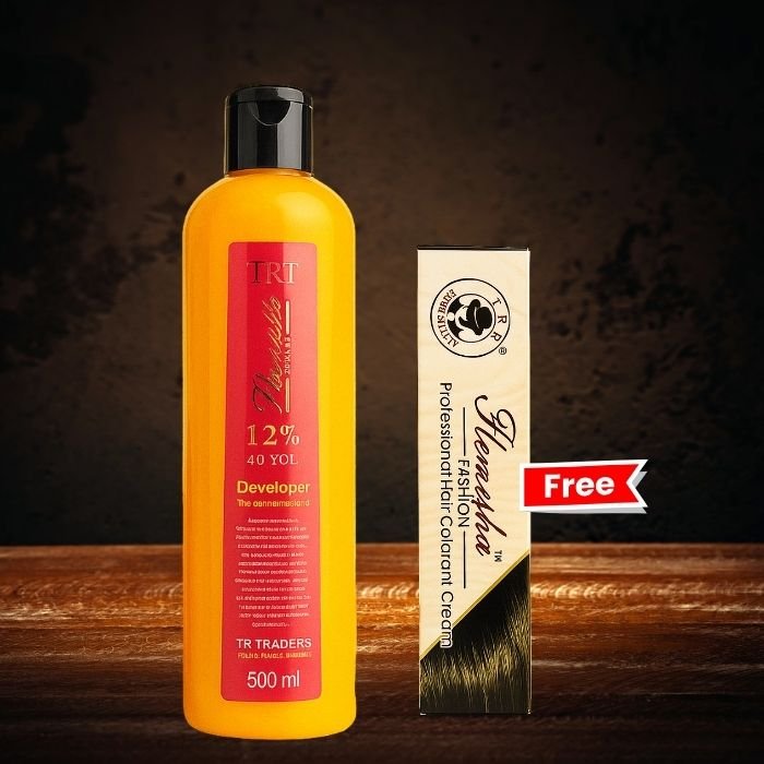 TRT Flourisha Developer(500 ml) + Free TRT Hair Colour (80 ml) - Image 2