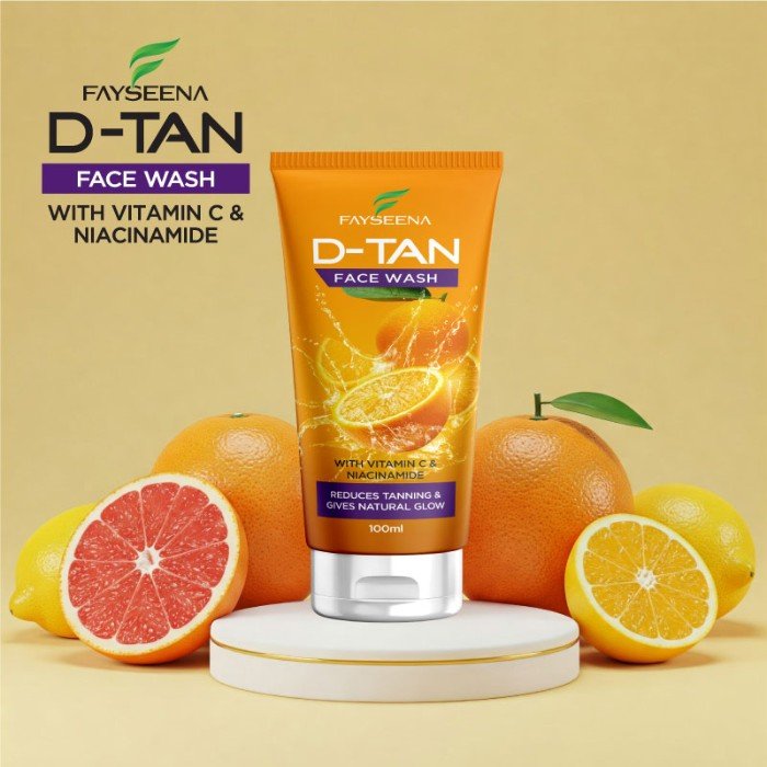 Fayseena D-Tan Face Wash – 100ml -(Pack of 2) - Image 2