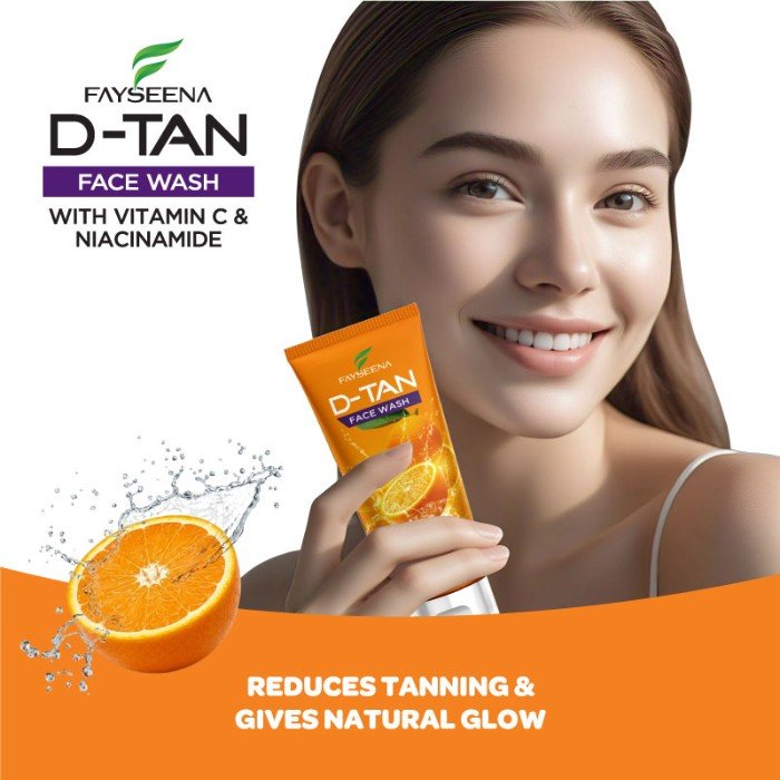 Fayseena D-Tan Face Wash – 100ml -(Pack of 2) - Image 3
