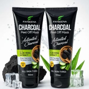 Fayseena Charcoal Peel Off Mask 100 ml (Pack of 2)