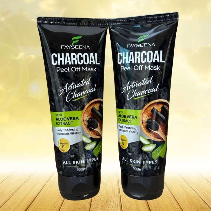 Fayseena Charcoal Peel Off Mask 100 ml (Pack of 2) - Image 3