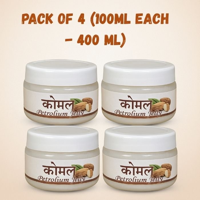 Komal Moisturizing Vaslin - Pack of 4 (100ml Each)