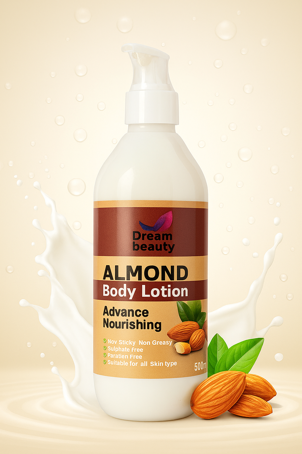 Premium Quality Almond Body Lotion – 500ml - Image 4
