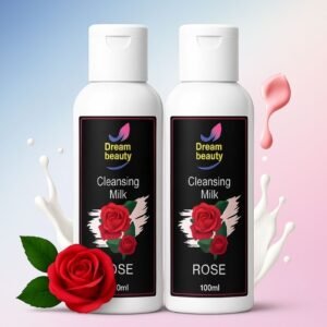 Rose Cleansing Milk - Pack of 2 (100ml Each)