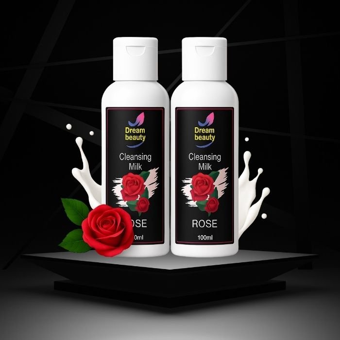 Rose Cleansing Milk - Pack of 2 (100ml Each) - Image 4