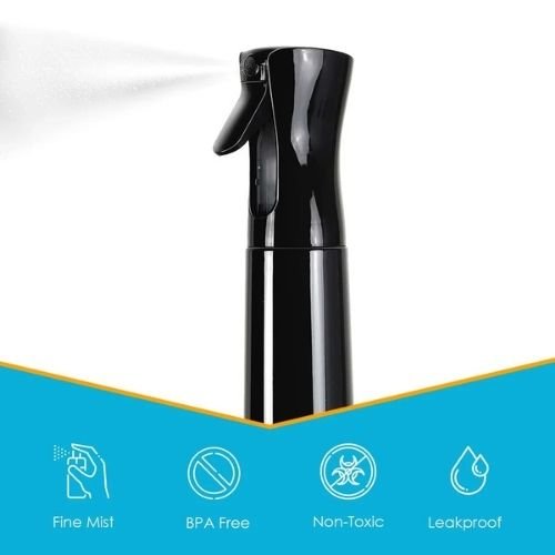Pack of 2 Continuous Spray Bottles 300ml Each - Black - Image 3