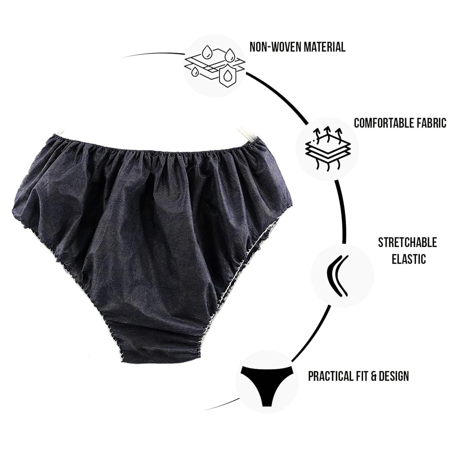 Disposable Panty Pack of 100pcs – (25 GSM) - Image 3