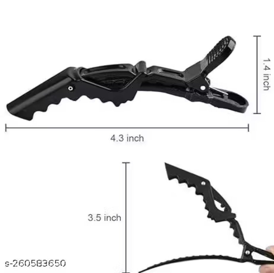 Toni & Guy Professional Crocodile Hair Clips – Pack of 2 - Image 4