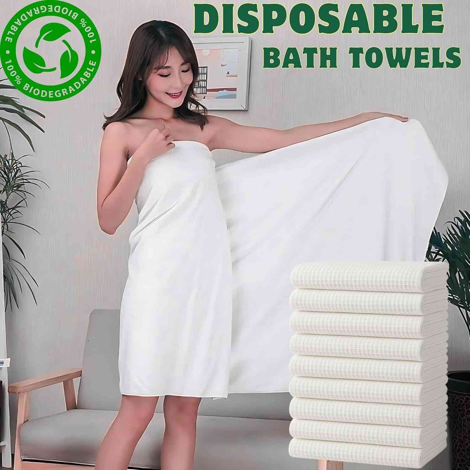 Disposable Towels Pack of 10 – (30 x 60) Inches, 45 GSM - Image 4