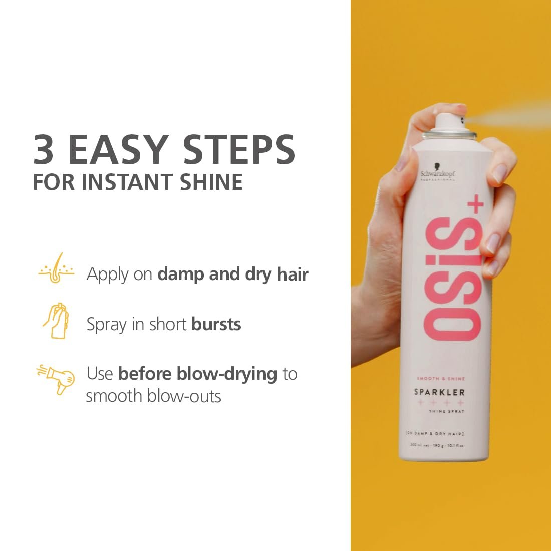 Schwarzkopf Professional OSIS Hair Spray - 300ml - Image 4