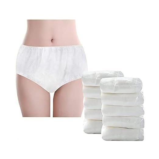 Disposable Panty Pack of 100pcs – White (25 GSM)