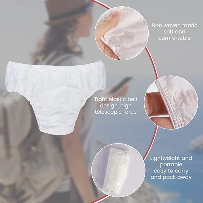 Disposable Panty Pack of 100pcs – White (25 GSM) - Image 2