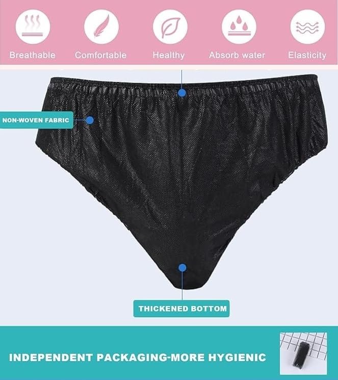 Disposable Panty Pack of 100pcs – (25 GSM) - Image 4