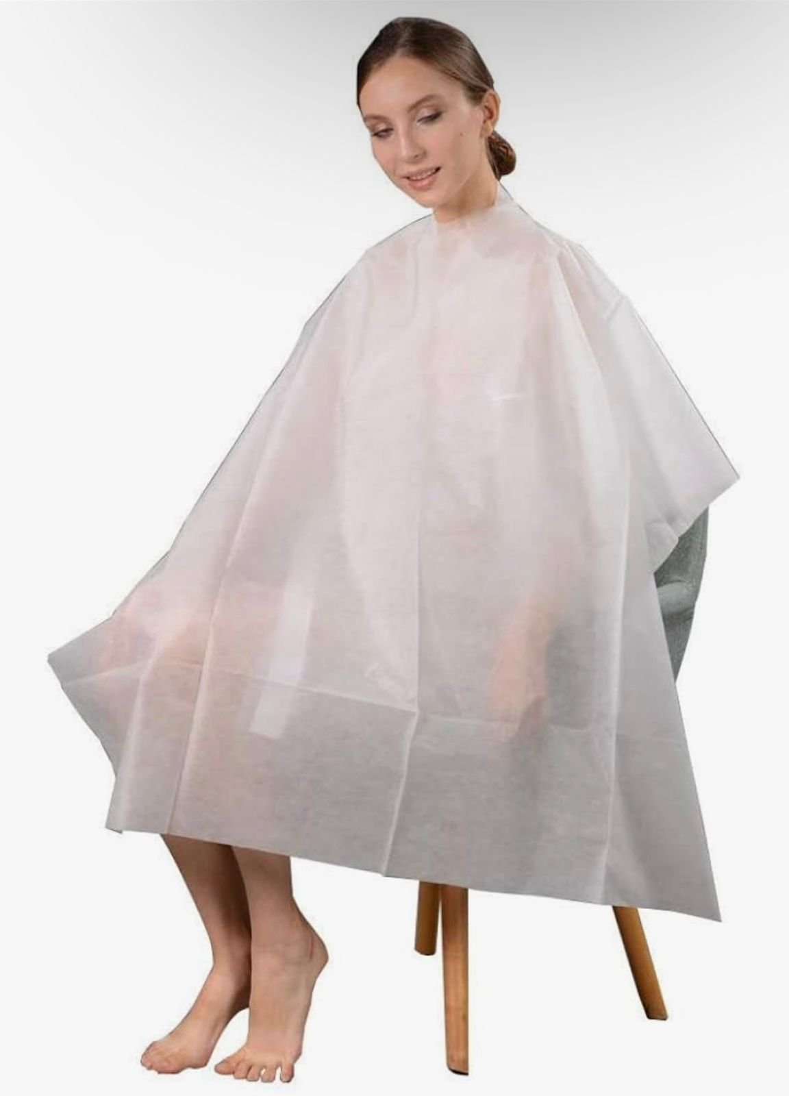 Disposable Non-Woven Apron - 15 GSM (Pack of 50)