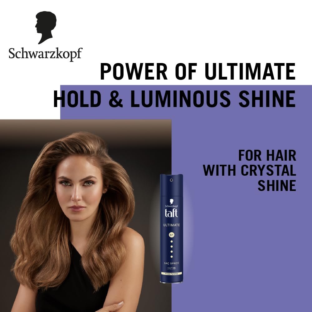 Schwarzkopf Taft Ultimate Hair Spray – 250ml - Image 3