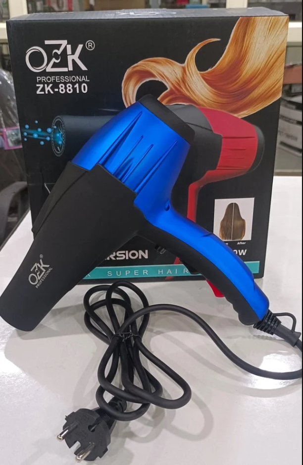 Professional Hair Dryer with 2 Nozzle Attachments – 5000W - Image 3