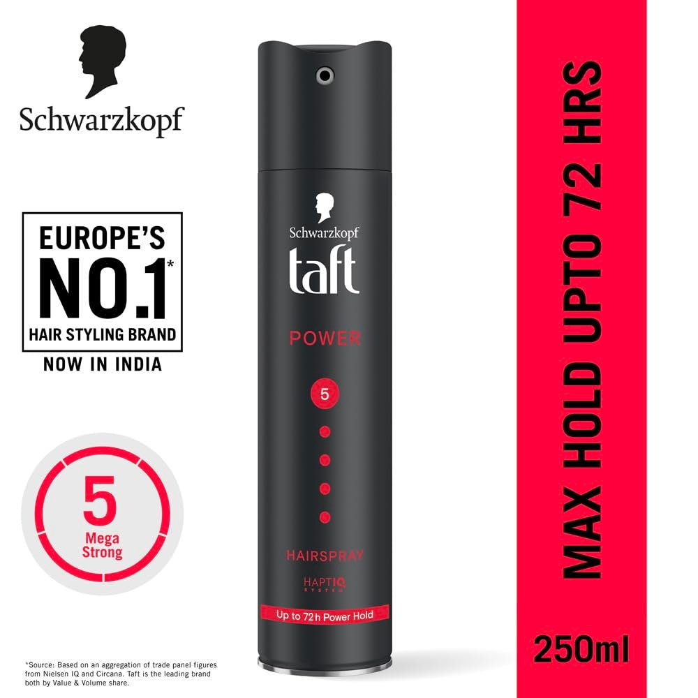 TAFT Schwarzkopf Power Hair Spray - 250Ml - Image 2